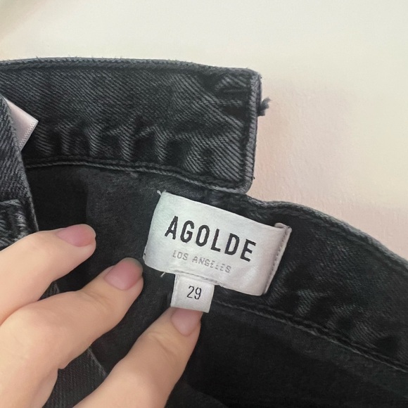 AGOLDE Criss Cross Upsized Jean in Shambles Women’s Size 29 - Picture 7 of 7